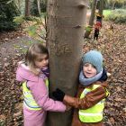 Uitstap naar het parkbos