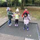 Uitstap naar het parkbos