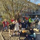 2B: paasversiering uit onze schooltuin